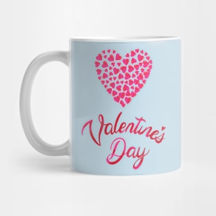 Valentine`s Day.Hearts Mug